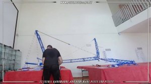 Mega Lego crane Liebherr LR11000 montage timelapse