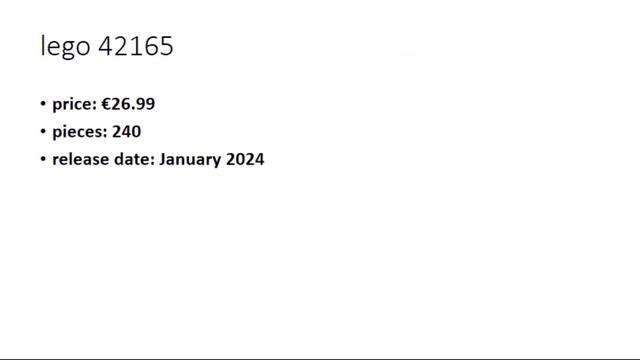 lego 2024(New lego technic january 2024 leaks:42163, 42164, 42165...) смотреть онлайн