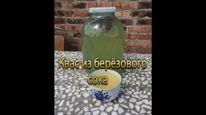 Квас из берёзового сока