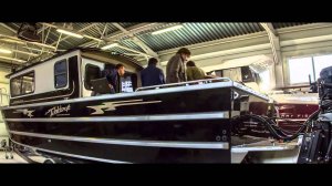 Установка мотора  на катер | Монтаж мотора 300 Verado Mercury | FULL Joystick Story