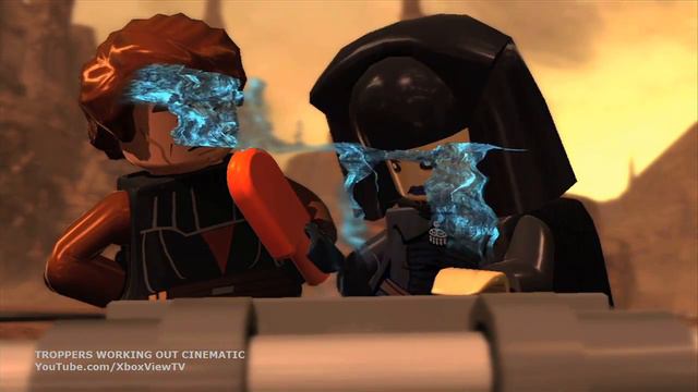 LEGO Star Wars III: The Clone Wars - Troopers Working Out Cinematic (2011) LSW3 | HD смотреть онлайн