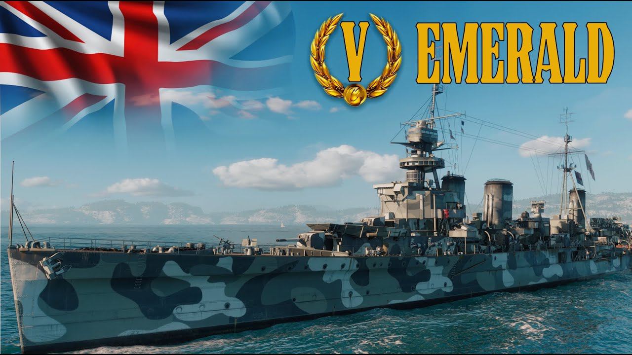 HMS Emerald Британский легкий крейсер в WORLD OF WARSHIPS. Прохождение ВОРЛД ОФ ВАРШИПС /Любезности