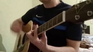 В. Цой Стук кавер на гитаре