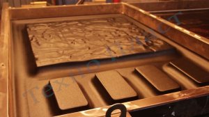 №110 Формовка формы для заливки колотого камня