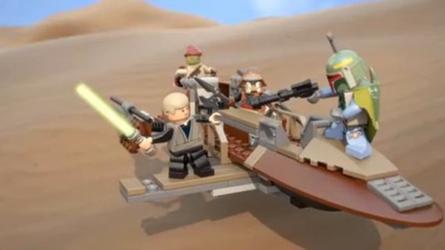 LEGO.com Star Wars Products - Desert Skiff Review/Animation(doesn't belong to me) смотреть онлайн