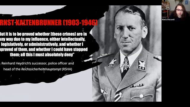 Presentation Wiener Holocaust Library: Analysing perpetrator’s narratives in The Nuremberg Trial