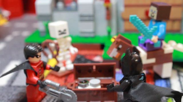 Бэтмен спасает Майнкрафт от Джокера и Нексо Найтс, Nexo Knights Лего мультик смотреть на русском. смотреть онлайн