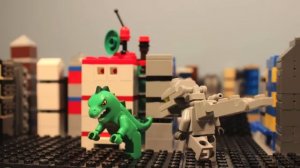 LEGO Cyclops - Godzilla v Mechagodzilla - Stopmotion