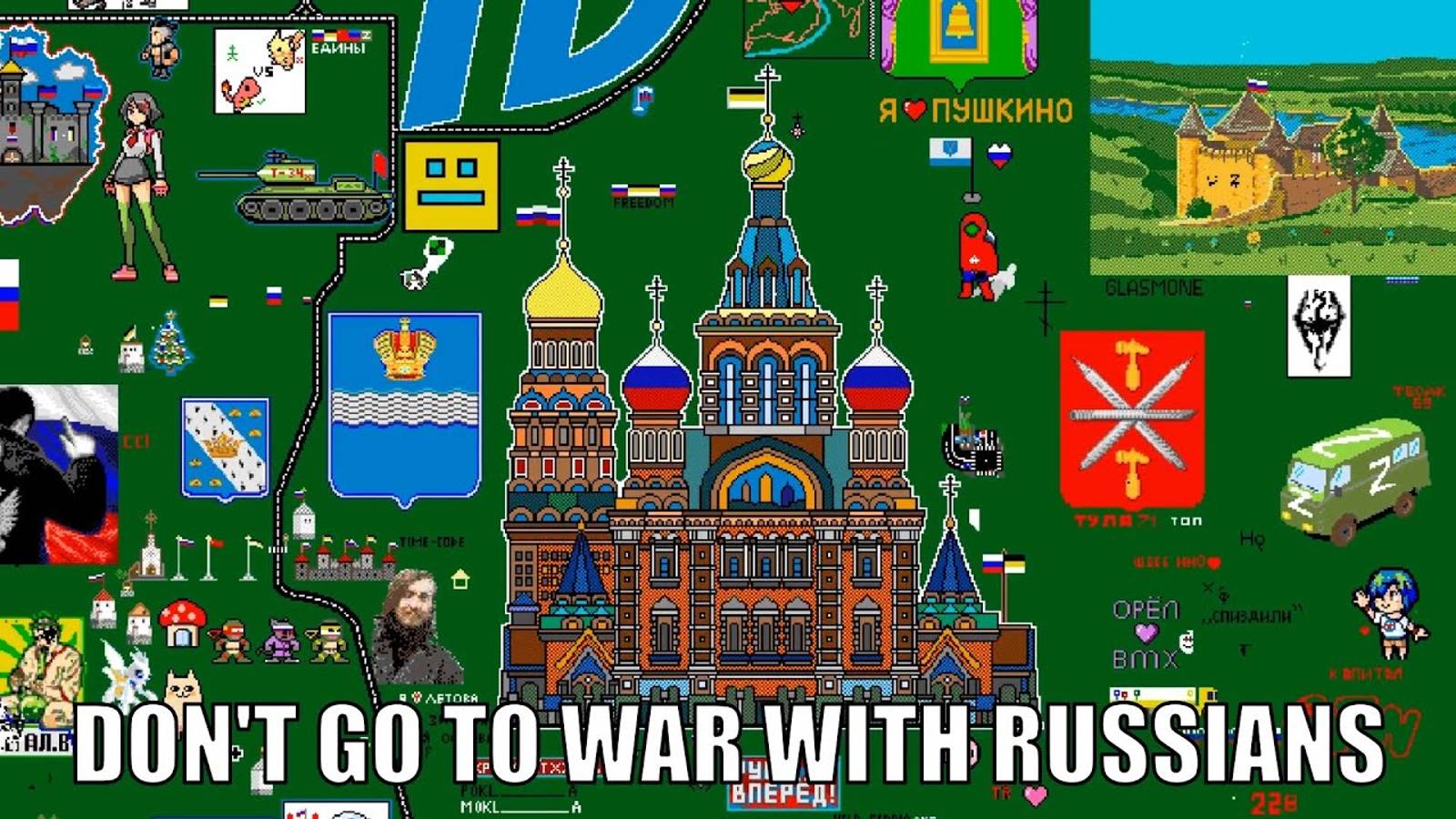 Pixelplanet Russia - Defense of Moscow Timelapse смотреть онлайн