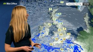 Weekend Weather 07/03/2024 – Showery rain at times - Met Office UK Forecast