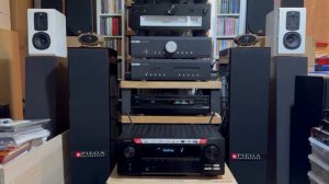Denon AVR-X2800H + Quad S1 White Gloss