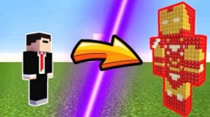 нуб открывает железного человека из лаки блоков в майнкрафт! Мульт про майнкрафт!(#майнкрафт #нуб )