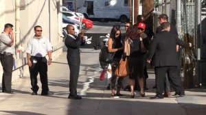Taraji P  Henson arriving to Jimmy Kimmel Live in Hollywood