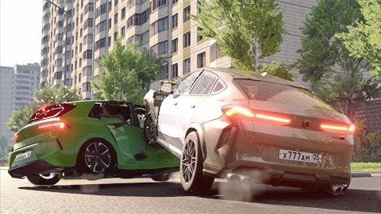 Аварии на реальных событиях в BeamNG.Drive #9 смотреть онлайн