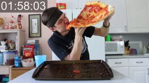 Matt Stonie vs 1 MASSIVE Slice of Pizza