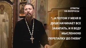 "...промолчу, а потом веду мысленную перепалку до гнева." - протоиерей Роман Ледин