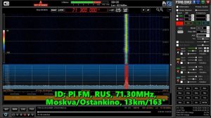 14.09.2024 19:06UTC, [Local, OIRT], Пи ФМ, Останкино/Москва, 71.30МГц, 13км