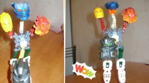 МОЯ ПЕРВАЯ ЛЕГО БИОНИКЛ САМОДЕЛКА 2009 ГОДА / Lego Bionicle First MOC From 2009