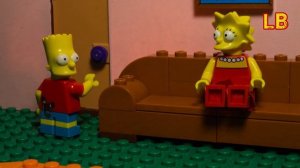 LEGO SIMPSONS: YOU DON'T WIN FRIENDS WITH SALAD - A STOP MOTION ANIMATION - GREAT LEGO ANIMATIONS
