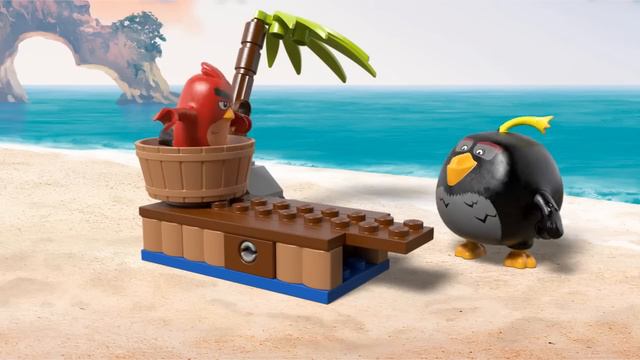 Piggy Pirate Ship - LEGO Angry Birds Movie - 75825 смотреть онлайн