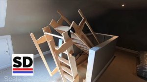 Электрическая мансардная лестница