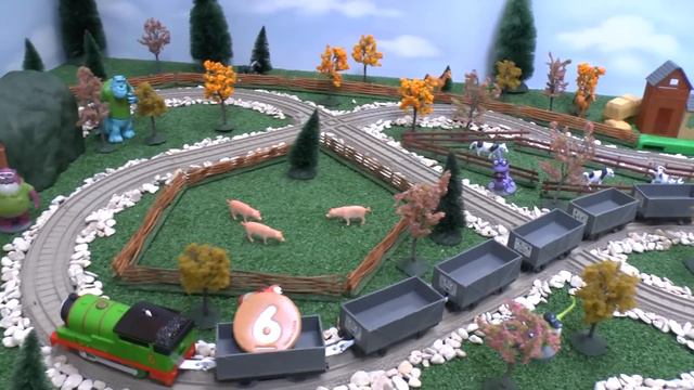 Counting with Thomas Toy Trains смотреть онлайн