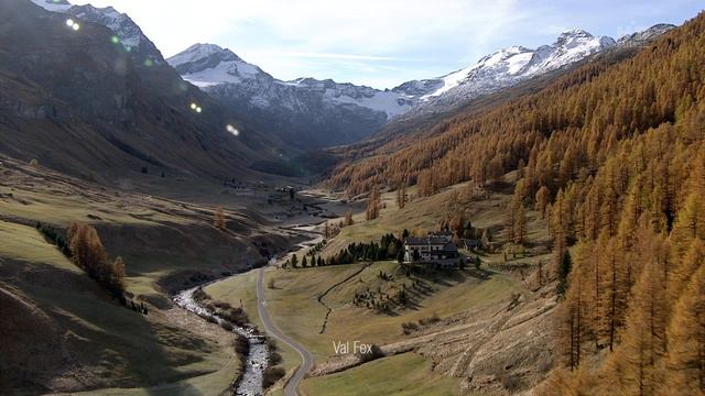 Полёт над Швейцарией 16 . Relax музыка смотреть онлайн