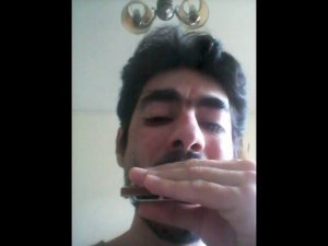 #губная_гармошка #harmonica Slow blues improvisation #stratocastro