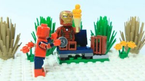 Lego Joker Magician Making Superheroes Spider man Hulk Batman