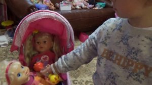 life Baby Born укладываем спать куклу Беби борн Эмили Baby Born Sleep