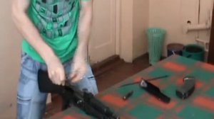 Разборка и сборка автомата за 16,7 сек.(АКМ-74)