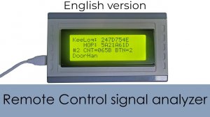 Remote Control signal analyzer