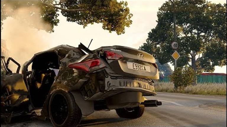 Аварии на реальных событиях в BeamNG.Drive #8 смотреть онлайн