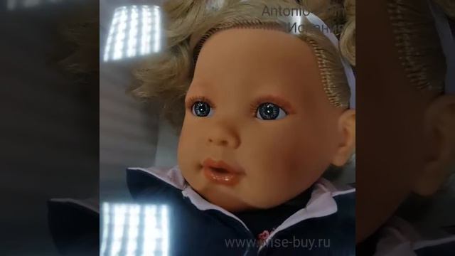 Кукла Аделина в синем Antonio Juan 55 см. Арт. 1888B смотреть онлайн