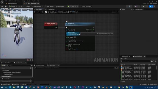 15 - Многослойный монтаж. ОСНОВЫ АНИМАЦИИ в Unreal Engine 5 Александр Семенко