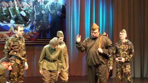 Постановка: "Василий Теркин" лицей №4 - Россошь