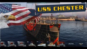 World of Warships. Chester УНЫЛЫЙ Американский крейсер 2 Уровня.  Прохождение Ворлд оф Варшипс