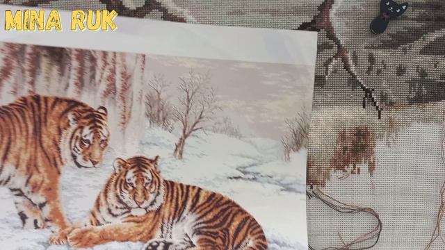 16-22 сентября 24г. Вышивальная неделя с мегапроцессами. Лесной страж/Величие природы/Тигры