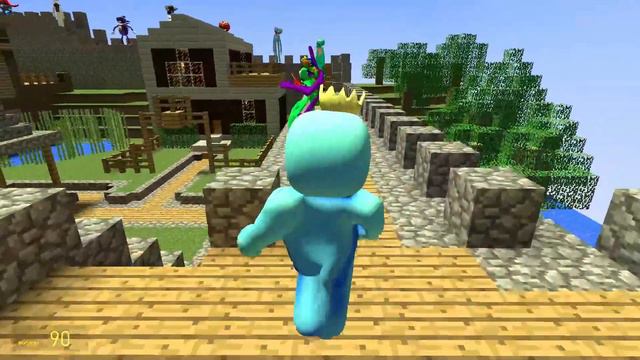 BLUE RAINBOW 💦 FRIENDS SAVE PINK House 🏠 From ALL MEMES NPS In Garry`s mod! смотреть онлайн