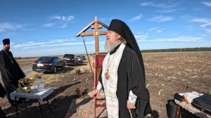 Слово епископа Максима перед чином освящения Креста