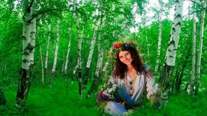 Я  в  весеннем  лесу .