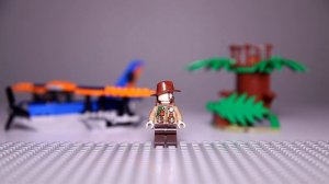 Lego Jurassic World 75942 Velociraptor: Biplane Rescue Mission Speed Build