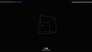 Создание гиперкуба с помощью Three.js: как увидеть четвертое измерение?