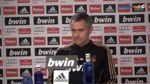 Rueda Prensa Jose Mourinho, previa partido Real Madrid contra Espanyol, Mourinho Press Conference