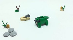 Lego Mini MOC (Part 2) - Rhino - Alternative build tutorial from Lego Creator 31058