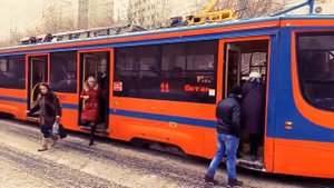 Городской пассажирский транспорт для детей: трамвай