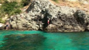 Опасные Экстримальные прыжки в воду пляж Баунти Фиолент Крым