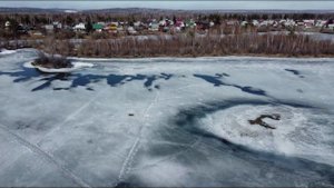 Подлёдная рыбалка. Закрытие сезона. Карьер на реке Олха.