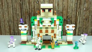 LEGO Minecraft The Iron Golem Fortress (21250) 2023 Set Stop Motion Speed Build