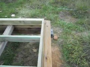 Двойная обвязка из бруса 150х150.